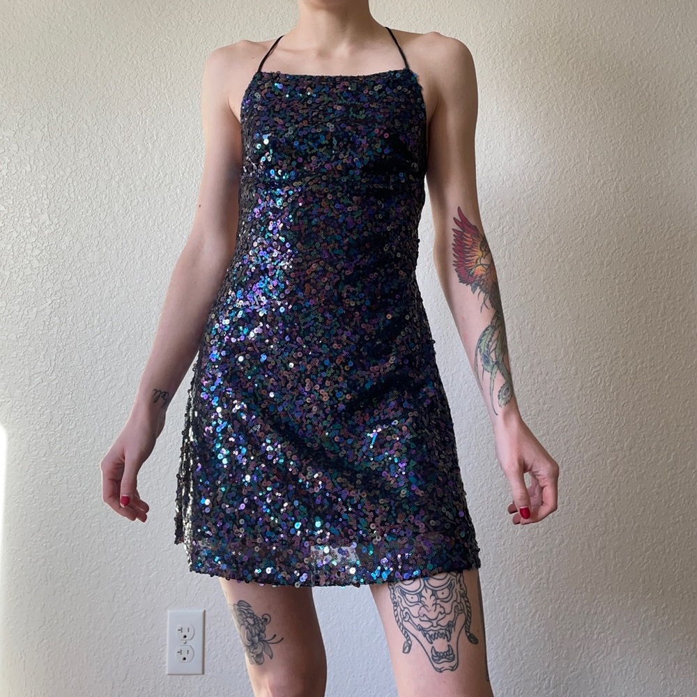 Motel sequin Mika dress✨